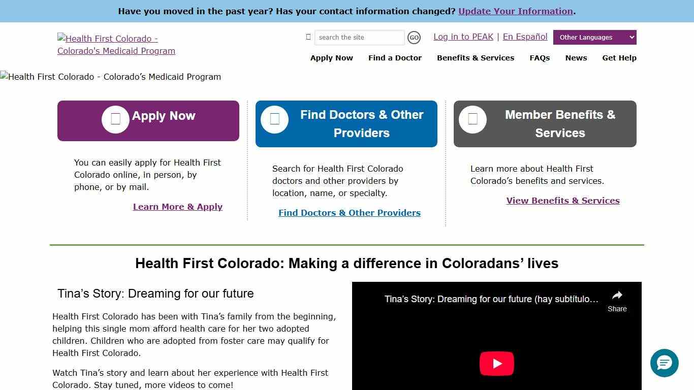Health First Colorado - Colorado's Medicaid Program
